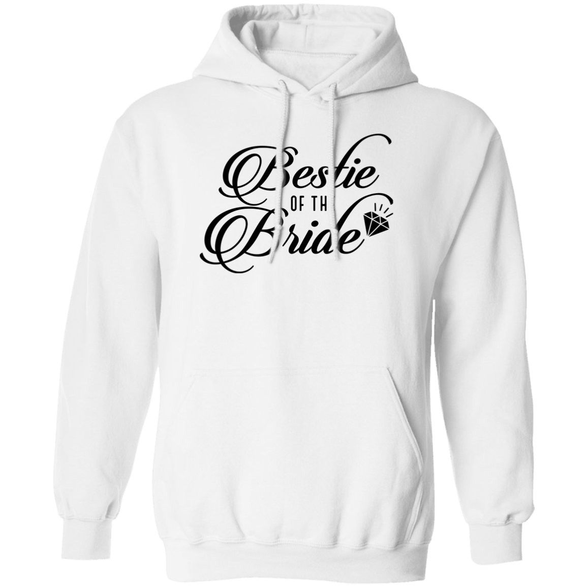 BESTIE OF THE BRIDE Pullover Hoodie