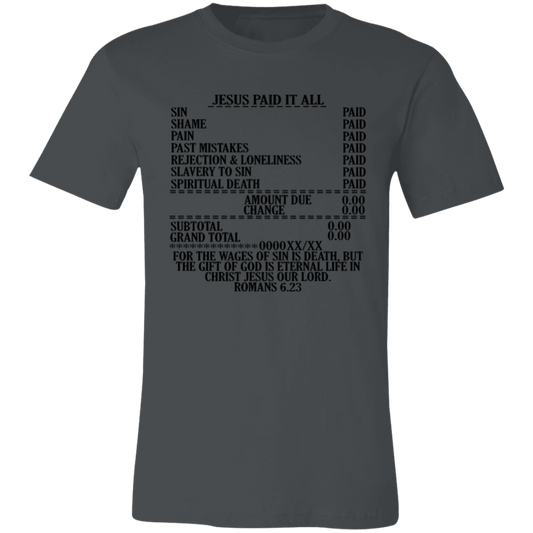 Jesus Paid It All Short-Sleeve T-Shirt