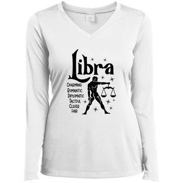 Libra Ladies’ Long Sleeve Performance V-Neck Tee