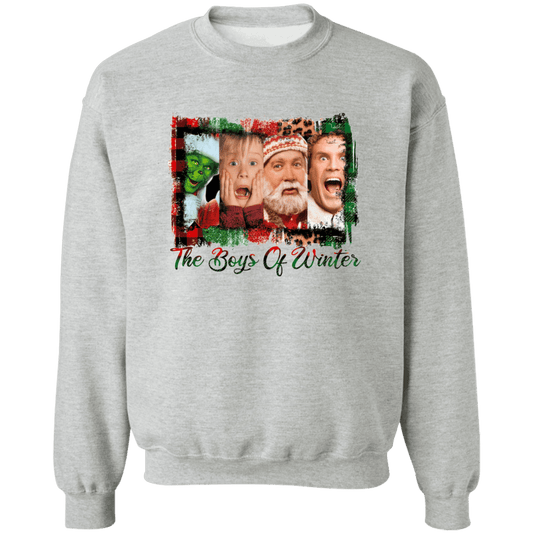 Boys of Winter Crewneck Pullover Sweatshirt