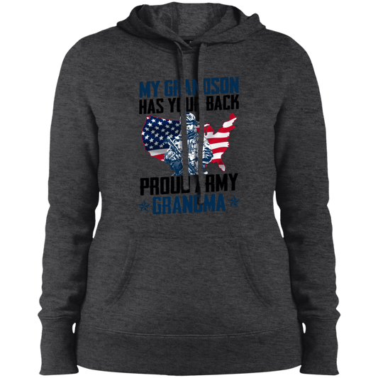 Proud Army Grandma Ladies' Pullover Hooded Sweatshirt