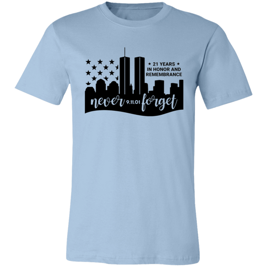 Never Forget Ladies Jersey Short-Sleeve T-Shirt