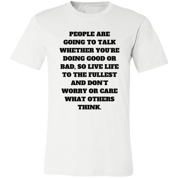 People Talk Ladies Jersey Short-Sleeve T-Shirt