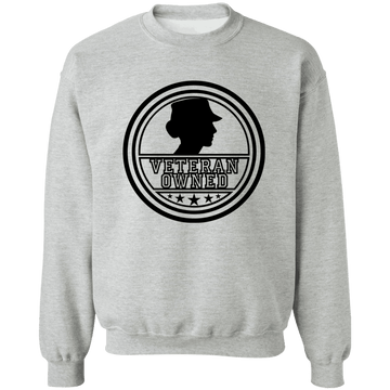 Veteran Owned Ladies Crewneck Pullover Sweatshirt