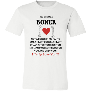 You Give Me a Boner Unisex Jersey Short-Sleeve T-Shirt