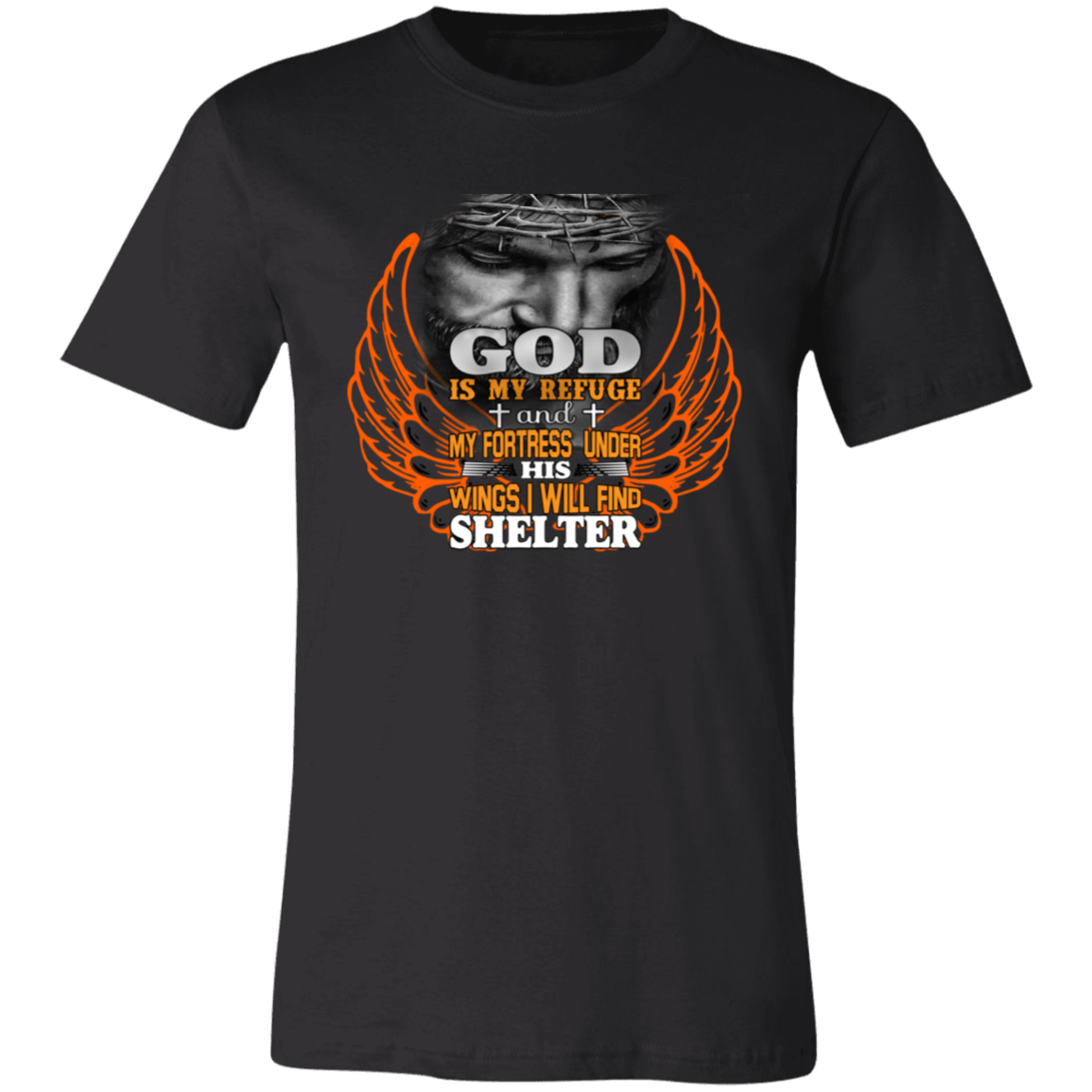 God Is My Refuge Short-Sleeve T-Shirt