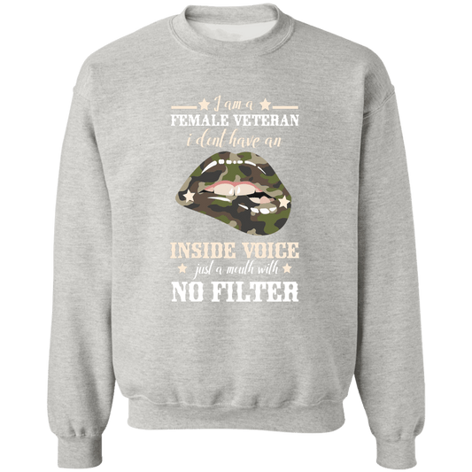 Inside Voice Ladies Crewneck Pullover Sweatshirt