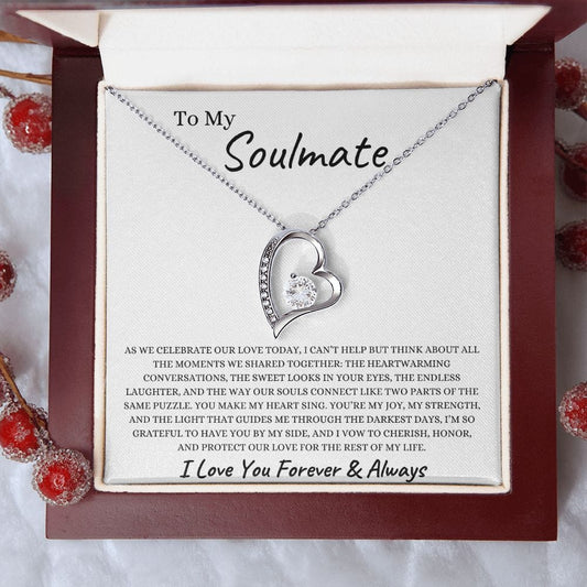 To My Soulmate - Forever Love Necklace