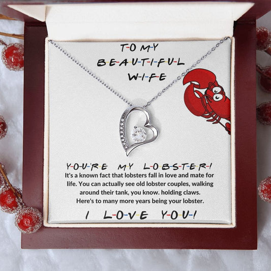 To My Beautiful Wife - Forever Love Necklace