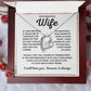 To My Beautiful Wife - Forever Love Necklace