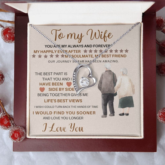 To My Wife - Forever Love Necklace