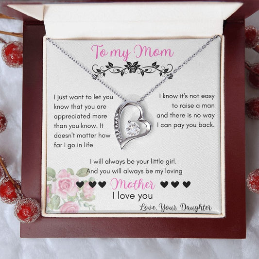 To My Mom Love Your Son - Forever Love Necklace