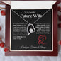 To My Beautiful Wife - Forever Love Necklace