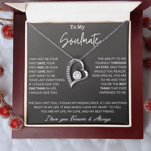 To My Soulmate - Forever Love Necklace