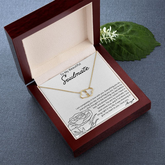To My Beautiful Soulmate - Everlasting Love Necklace