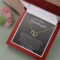 To My Badass Daughter Love Grandpa - Everlasting Love Necklace