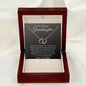 To My Badass Daughter Love Grandpa - Everlasting Love Necklace