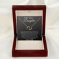 To My Badass Daughter Love Dad- Everlasting Love Necklace