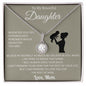 To My Beautiful Daughter Love Mom -Eternal Hope Necklace