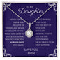 To My Daughter  Love Mom - Eternal Hope Necklace