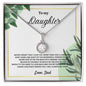 To My Daughter Eternal Hope Necklace - Love Dad