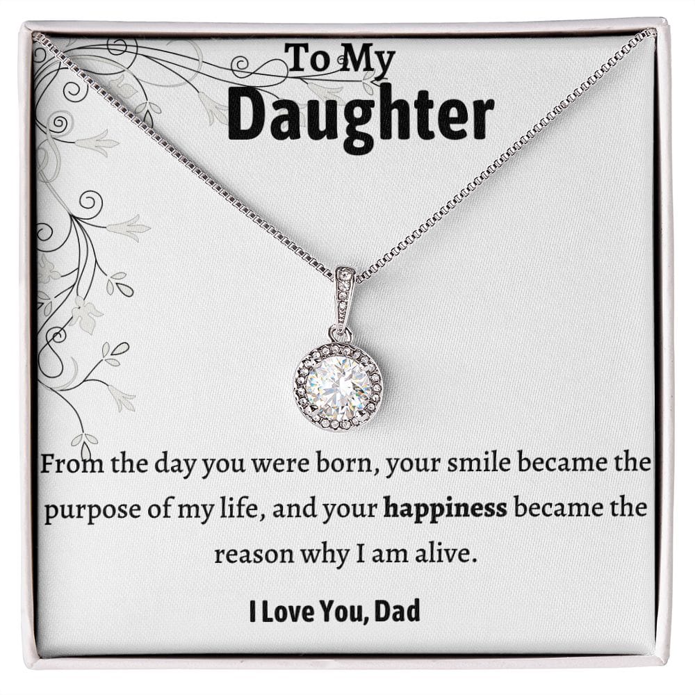 To My Daughter Love Dad- Love Knot