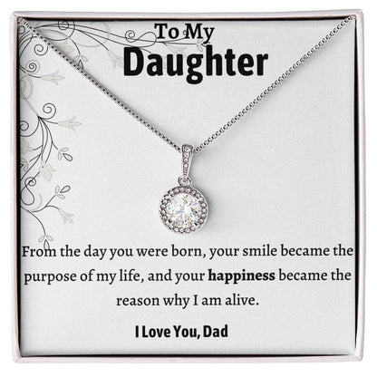 To My Daughter Love Dad- Love Knot