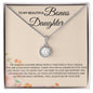 To My Beautiful Bonus Daughter - Eternal Hope Necklace