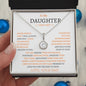 To My Daughter Love Dad - Eternal Hope Necklace