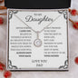 To My Daughter Love Dad - Eternal Hope Necklace