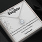 To My Daughter Love Dad- Love Knot