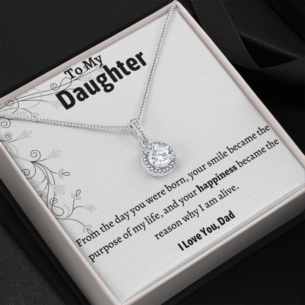 To My Daughter Love Dad- Love Knot