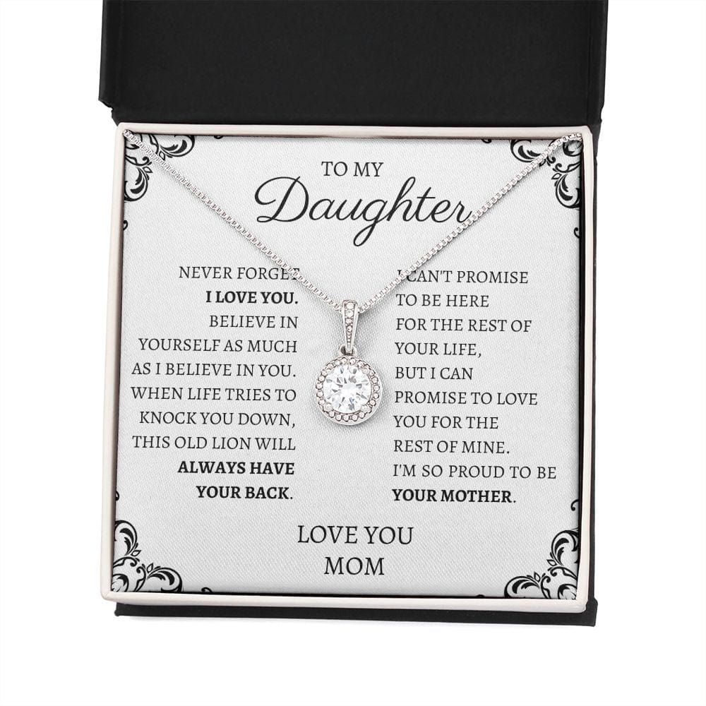 To My Daughter Love Mom - Eternal Hope Necklace