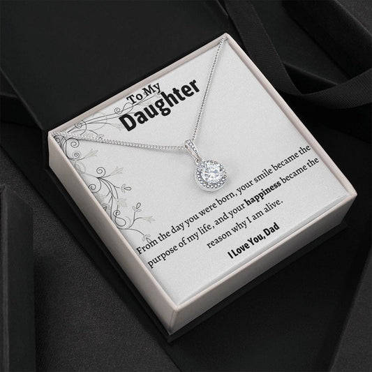 To My Daughter Love Dad- Love Knot