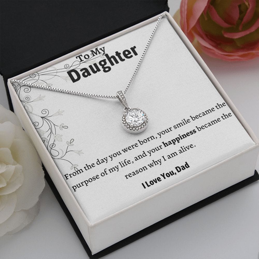 To My Daughter Love Dad- Love Knot
