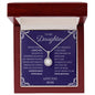 To My Daughter  Love Mom - Eternal Hope Necklace
