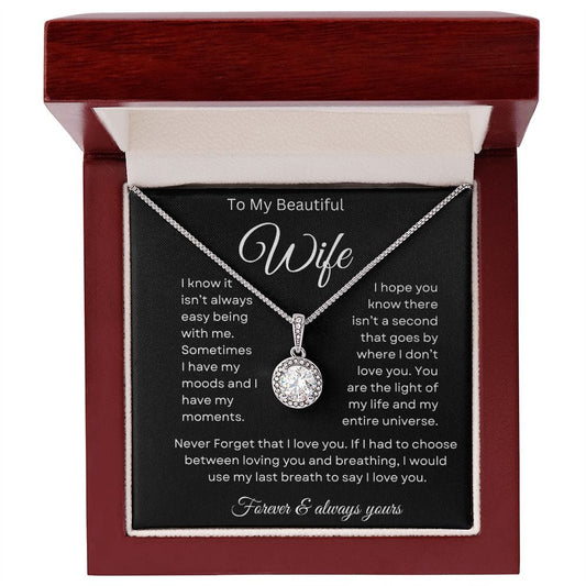 To My Beautiful Wife - Eternal Hope Necklace
