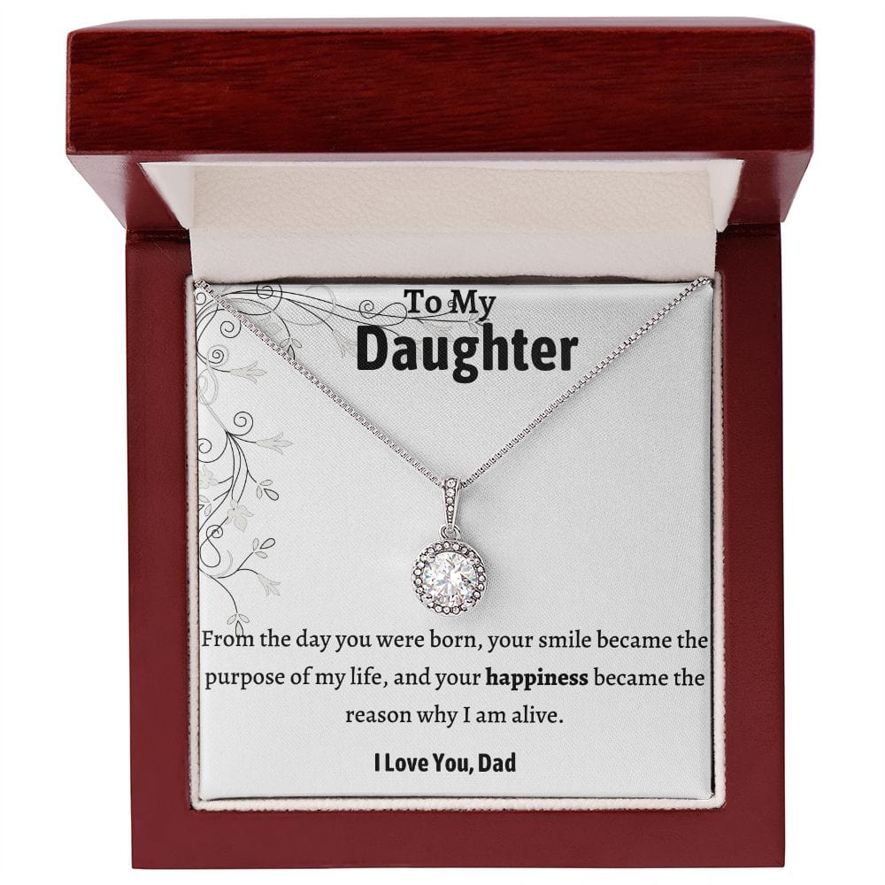 To My Daughter Love Dad- Love Knot