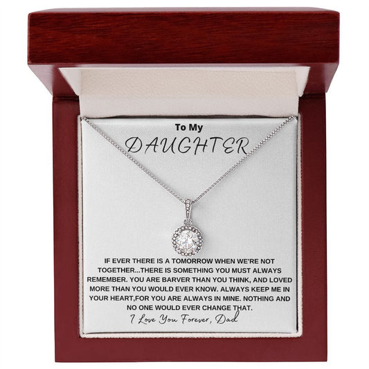 To My Daughter love Dad- love knot #2