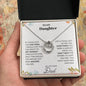 To My Daughter Love Dad - Lucky in Love Necklace