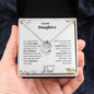 To My Daughter Love Dad - Lucky in Love Necklace