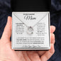 To My Caring Mom Love Your Son - Lucky in Love Necklace