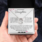 To My Beautiful Daughter Love Dad - Lucky in Love Necklace
