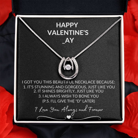 HAPPYVALENTINE'S_AY - LUCKY IN LOVE NECKLACE