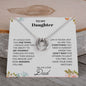 To My Daughter Love Dad - Lucky in Love Necklace