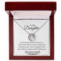 To My Daughter - Lucky in Love Necklace
