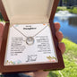 To My Daughter Love Dad - Lucky in Love Necklace