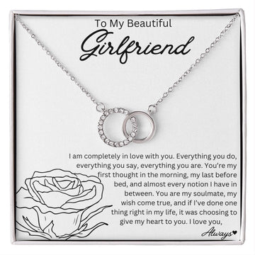 To My Beautiful Girlfriend - Perfect Pair Necklace