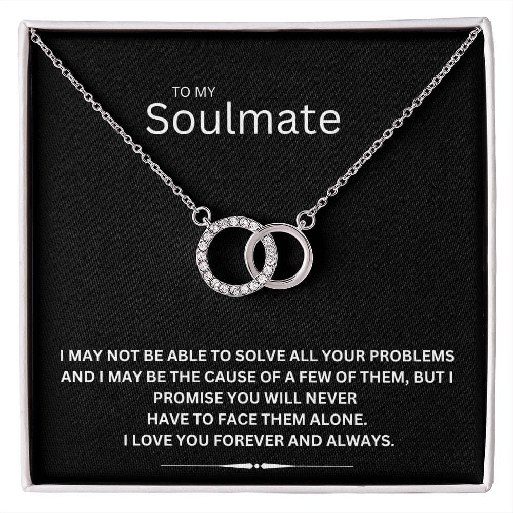 To My Soulmate - Perfect Pair Necklace