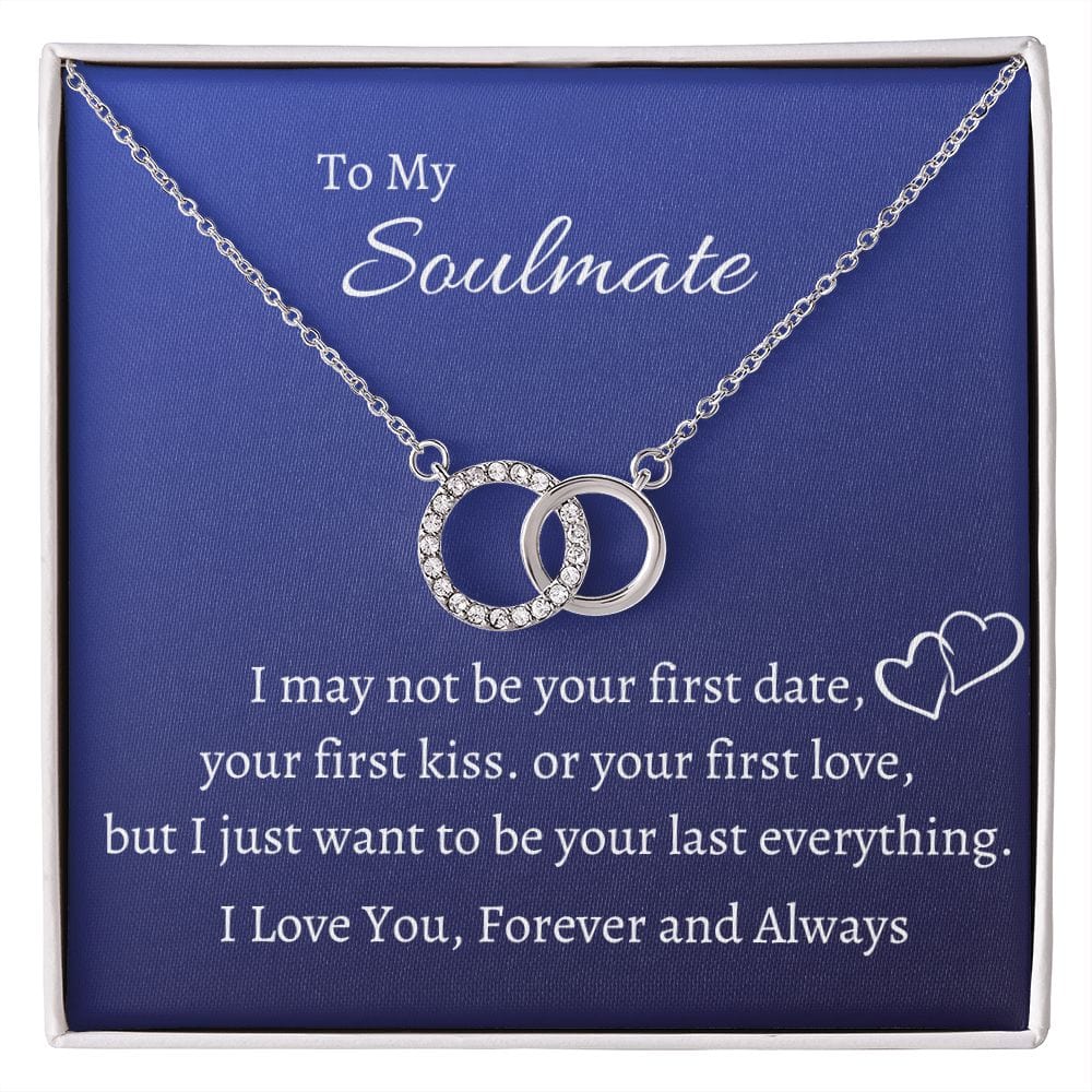 To My Soulmate Perfect Pair Necklace